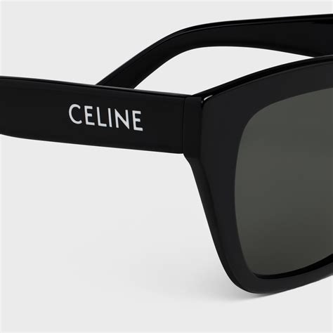 Celine Frame 03 in Black Acetate CL40087I 